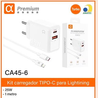 Carregador de iPhone para typec