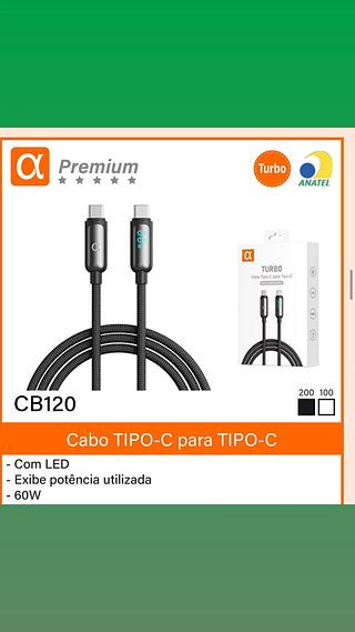Cabo typec/typec