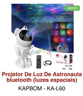 PROJETOR DE LUZ DE ASTRONAUTA
