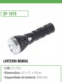 LANTERNA 9 LED