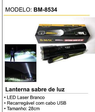 LANTERNA SABRE DE LUZ
