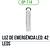LUZ DE EMERGENCIA LED 42