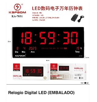 Relógio digital LED